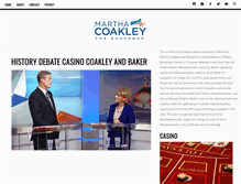 Tablet Screenshot of marthacoakley.com